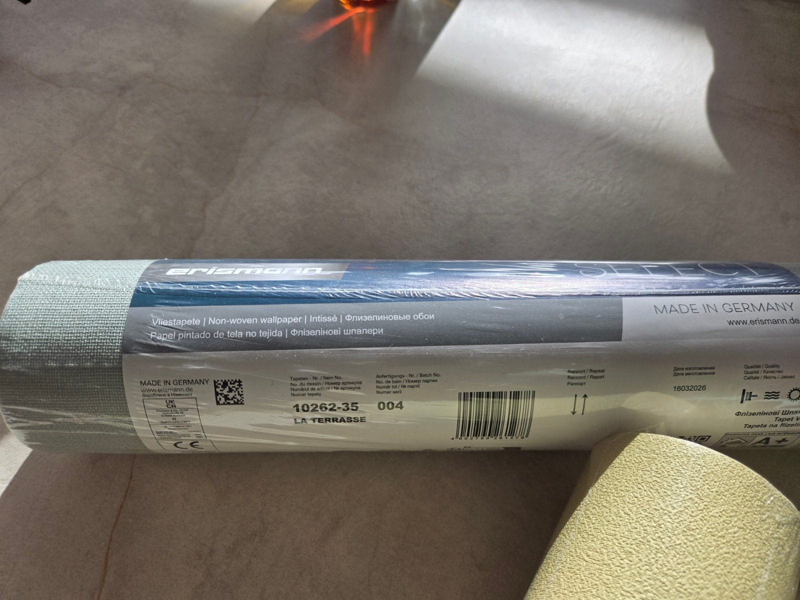Behangrollen - Erismann Select en Inspire Vinyl Intissé, Groen, Structuur, Modern, Vinylbehang