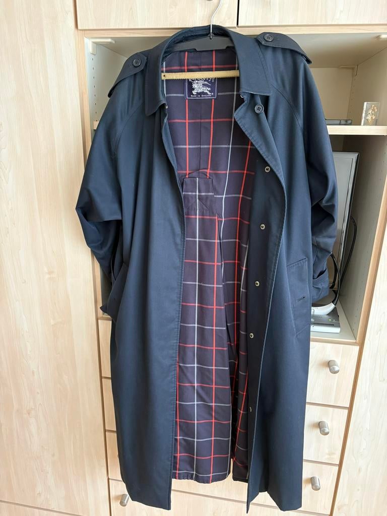 Originele Burberry trenchcoat, Ophalen of Verzenden, Zo goed als nieuw, Blauw