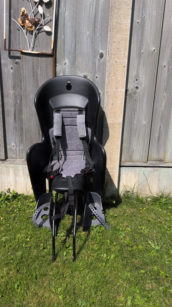 Polisport kinderzitje, achterzijde (frame bevestiging), Ophalen, Achterzitje, Gebruikt, 9 t/m 36 kg