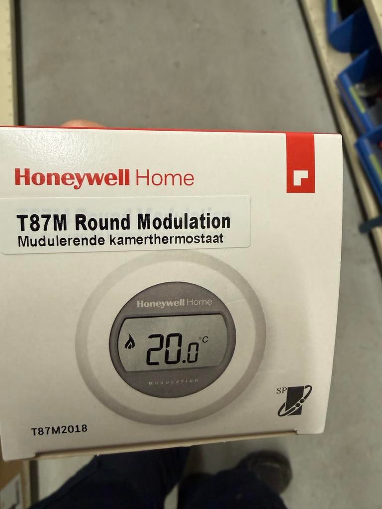 Honeywell Home T87M Round Modulation thermostaat, Ophalen of Verzenden, Slimme thermostaat, Nieuw