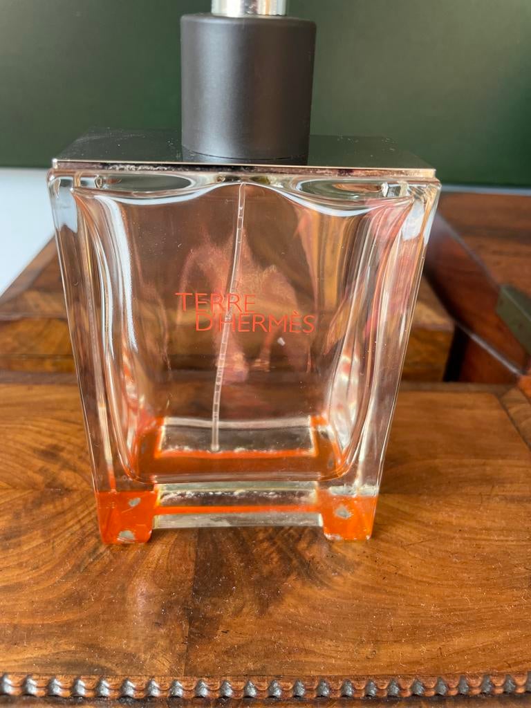Lege flacon Hermes Terre D'Hermes Eau de Parfum 200ml, Ophalen of Verzenden, Gebruikt