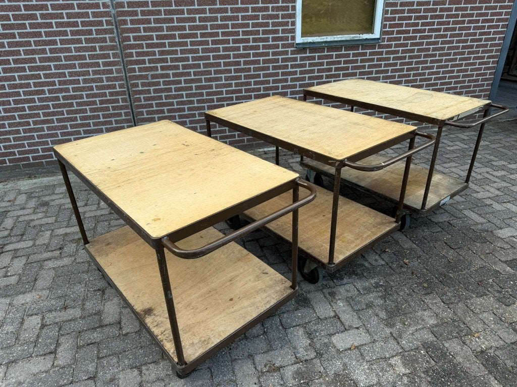 Etagewagen, Magazijnwagen, Transportkar, orderpickkar, Niet ingevuld, Gebruikt, Transportkar, Niet ingevuld
