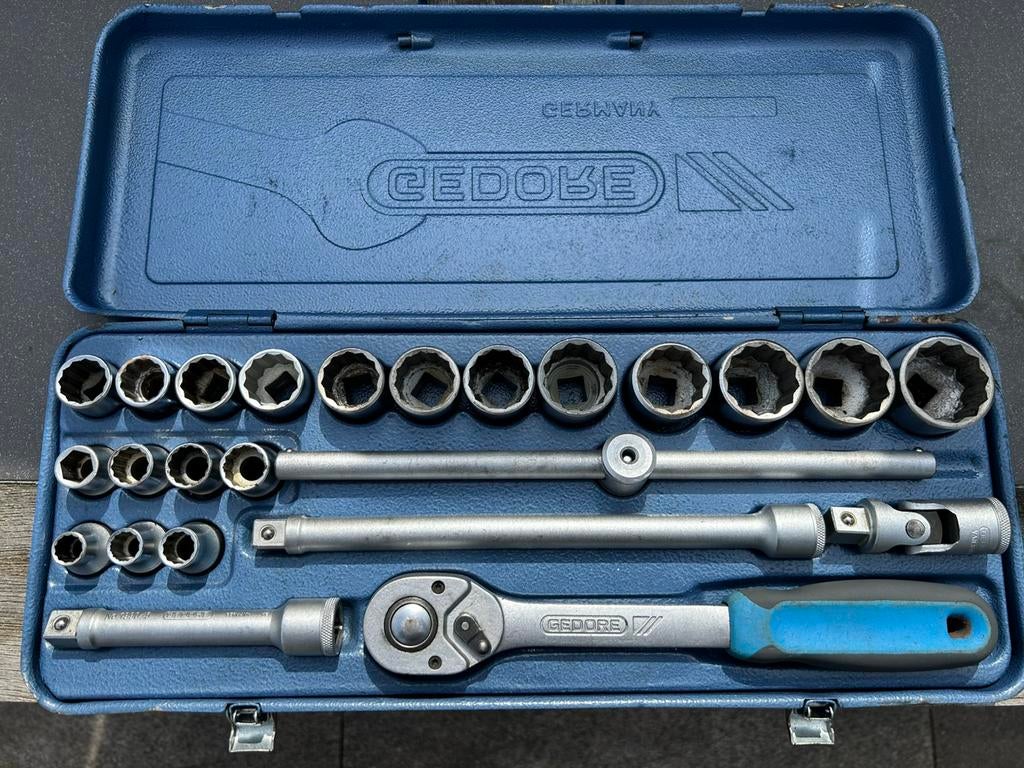 Gedore doppenset metrisch, Ophalen of Verzenden, Zo goed als nieuw