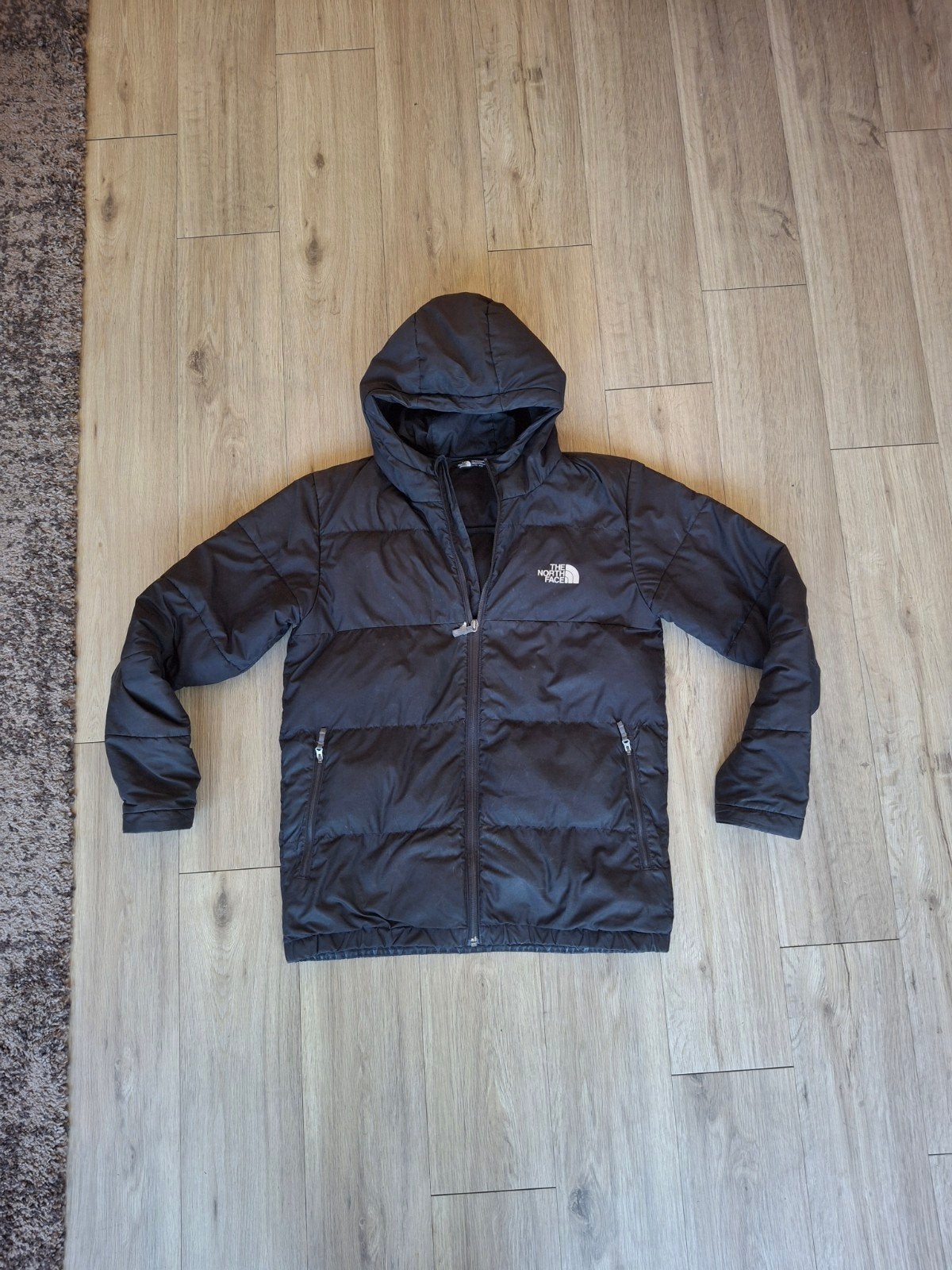 The north face jas 12-14 jaar, Maat 48/50 (M), Zwart, Ophalen of Verzenden, Gedragen
