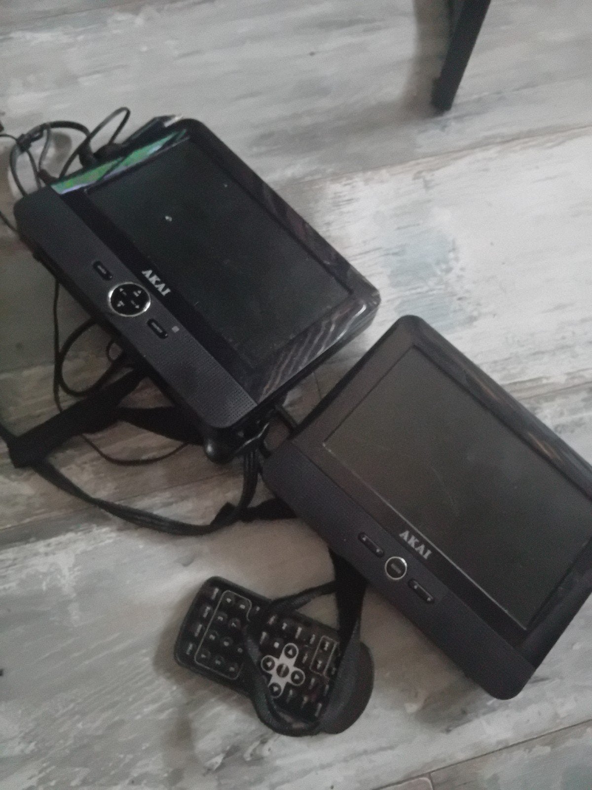 Auto tv schermen ( Akai), Ophalen of Verzenden, Gebruikt, Dvd-speler, Overige merken