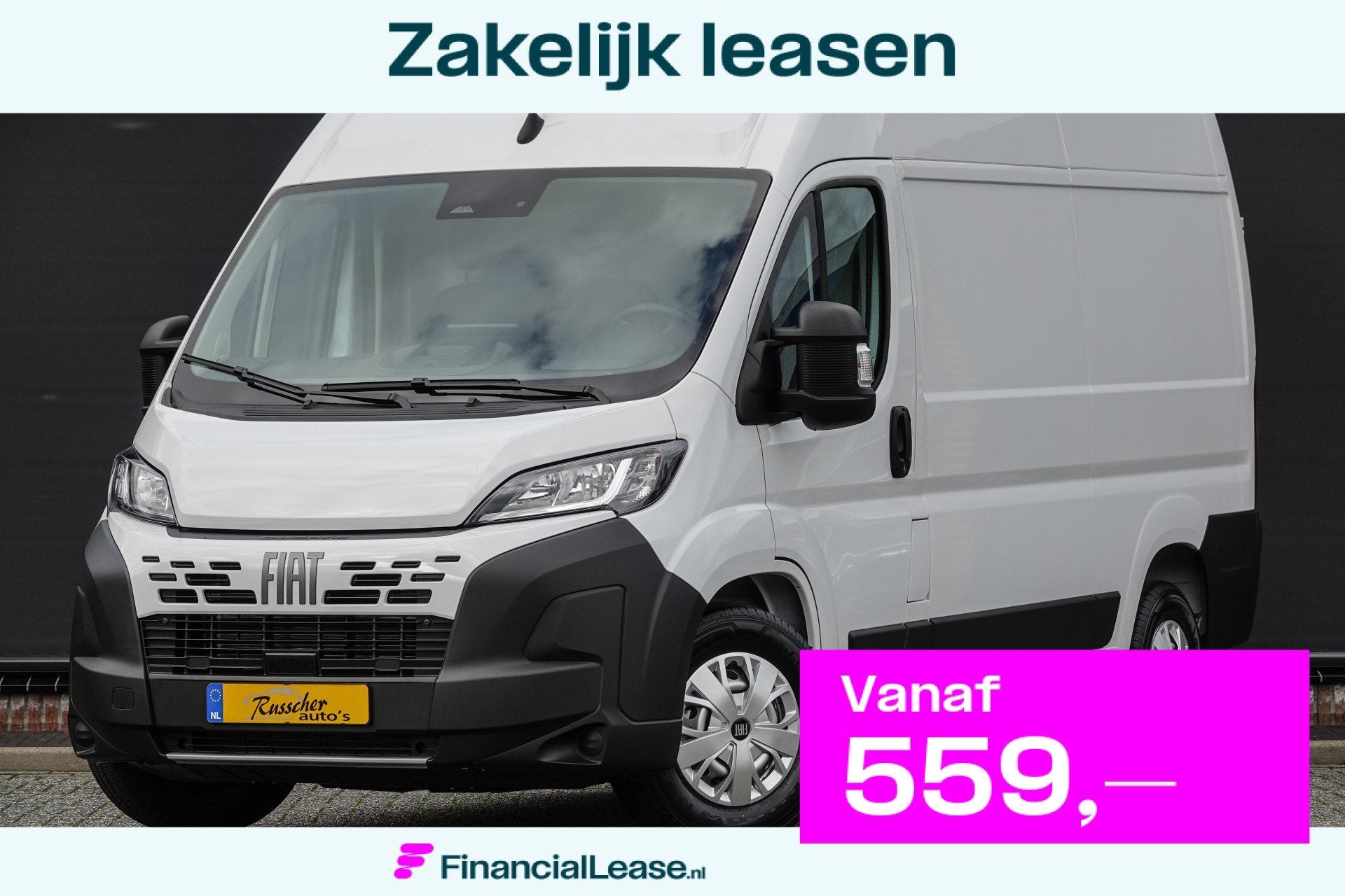 Fiat Ducato L2H2 2.2 MultiJet 140Pk Aut. | 35 | Stoel-Bank |, 2033 kg, Stof, Gebruikt, 4 cilinders