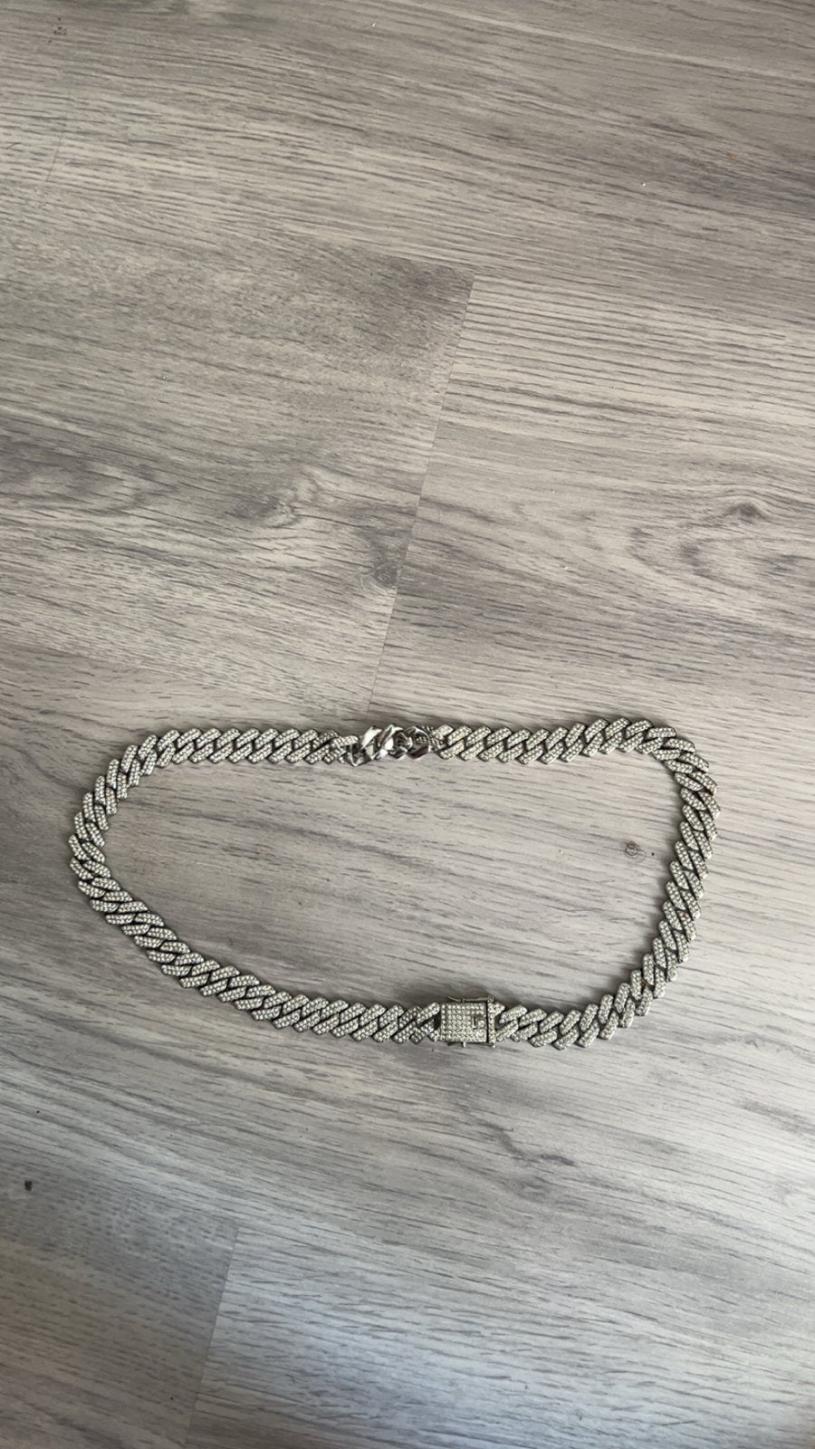 Schitterende ketting, Sieraden, Tassen en Uiterlijk, Met kristal, Overige materialen, Ophalen of Verzenden, Zo goed als nieuw