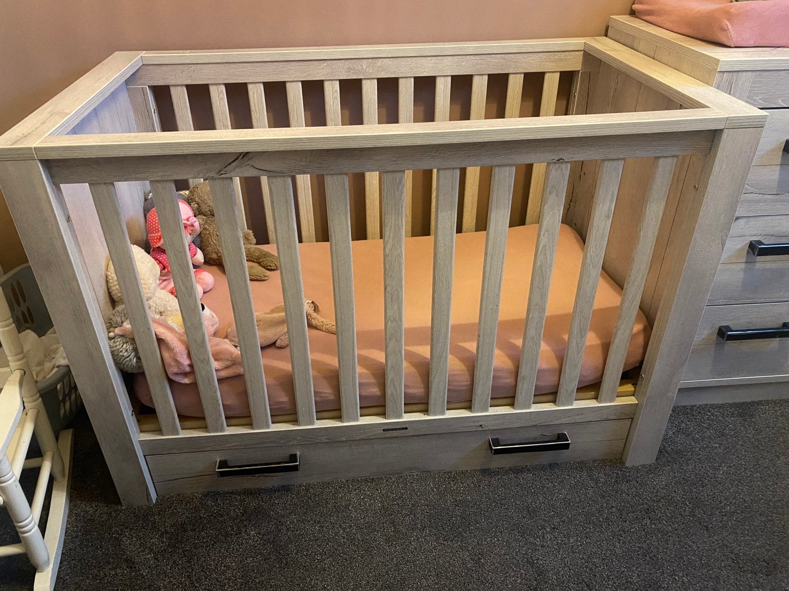Kidsmill baby bed voor slechts 75 euro!, Ophalen, Gebruikt, Ledikant