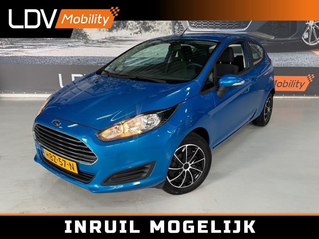 Ford FIESTA 1.0 CHAMPION / Cruise control / Airco / Distribu, 65 pk, Euro 5, Gebruikt, Blauw