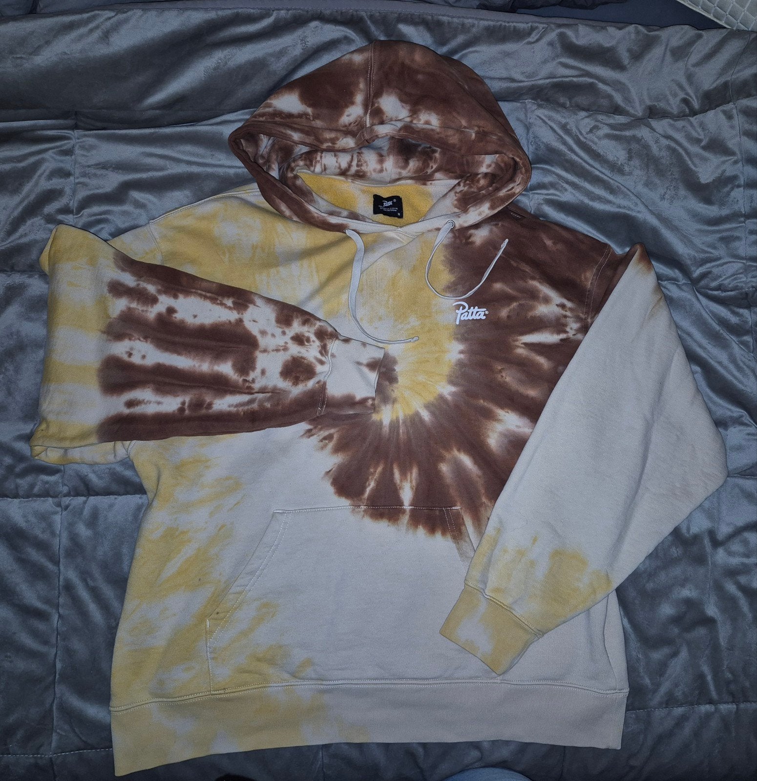 Patta Tie-Dye Hoodie met Grateful Dead Bears Maat M, Kleding | Heren, Nieuw, Ophalen of Verzenden, Patta, Meerkleurig
