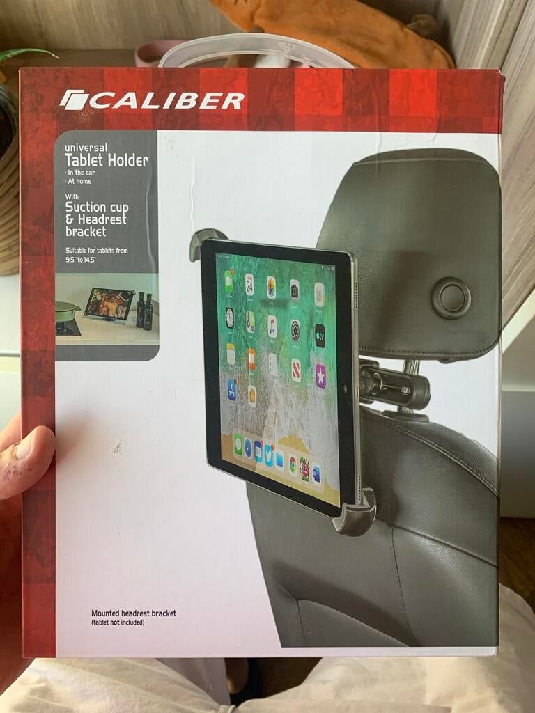 Caliber Universele Tablethouder met Zuignap & Hoofdsteun, Computers en Software, Tablet-hoezen, Nieuw, Overige typen, 10 inch