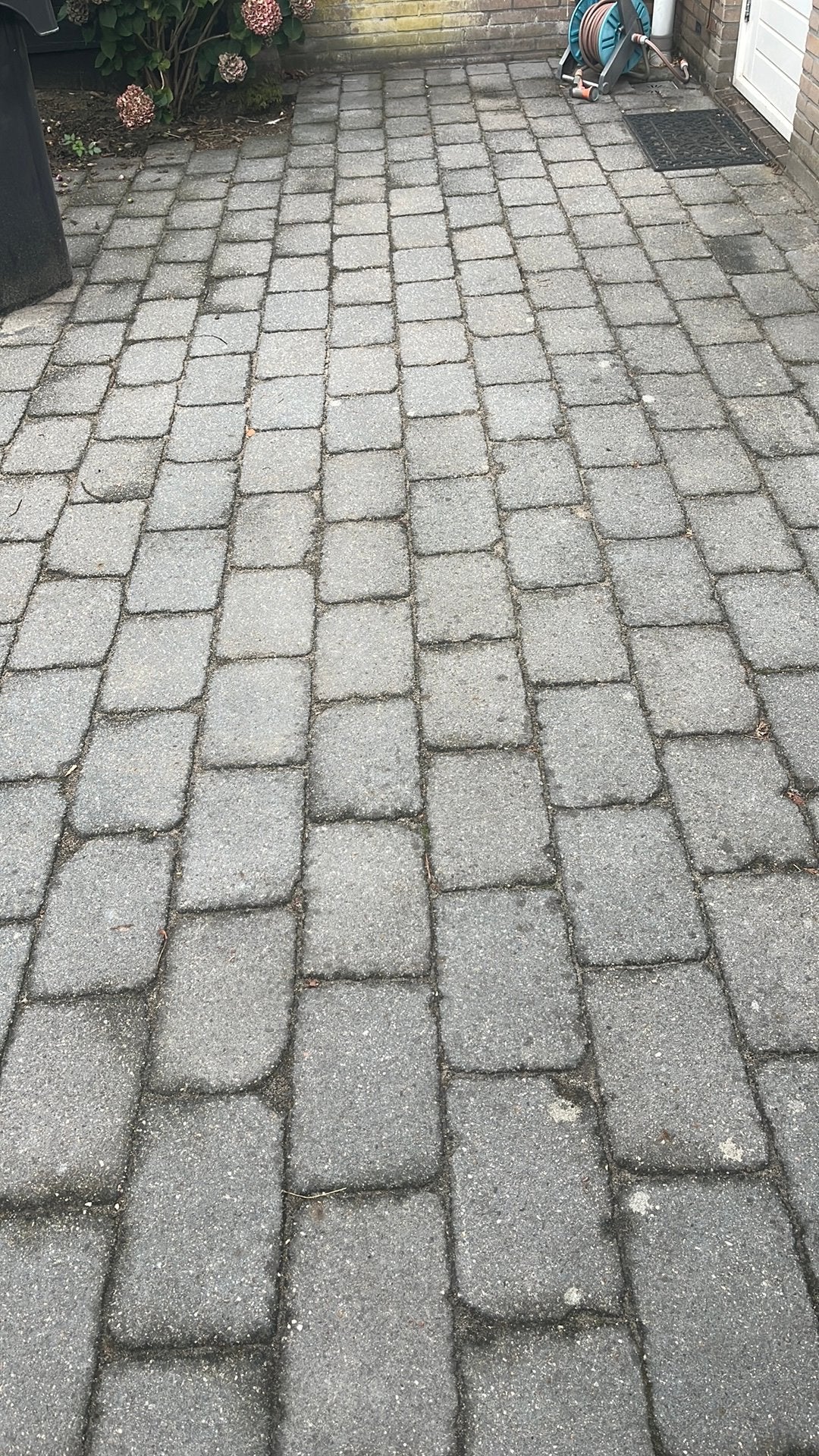 Tegels, antraciet, Tuin en Terras, Ophalen, Zo goed als nieuw, Beton, Terrastegels