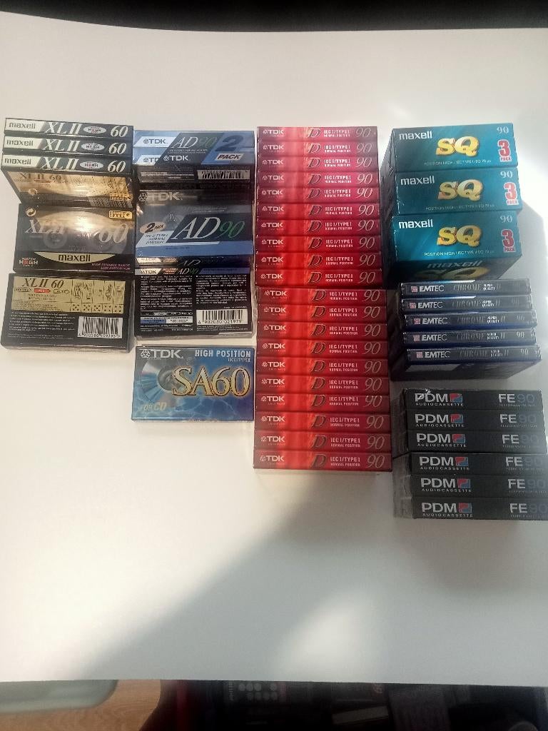 nieuwe cassette bandjes, Cd's en Dvd's, Cassettebandjes, Overige genres, Ophalen of Verzenden, Nieuw in verpakking, Onbespeeld