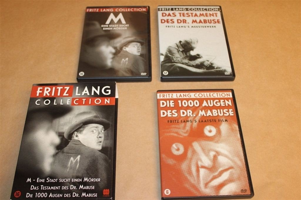 Fritz Lang Collection — Mabuse Trilogie & M Klassiekers DVD, Ophalen of Verzenden, Gelezen