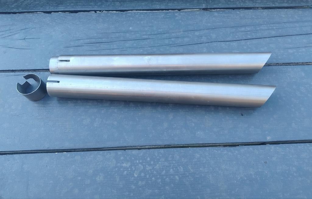 rvs slip on dragpipes, Motoren, Onderdelen | Harley-Davidson, Ophalen of Verzenden