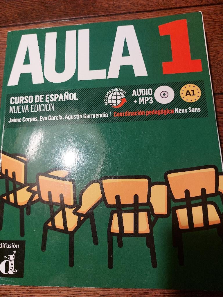curso de español nueva edición AULA 1 CD audio + MP3, Boeken, Taal | Spaans, Zo goed als nieuw, Non-fictie, Ophalen of Verzenden