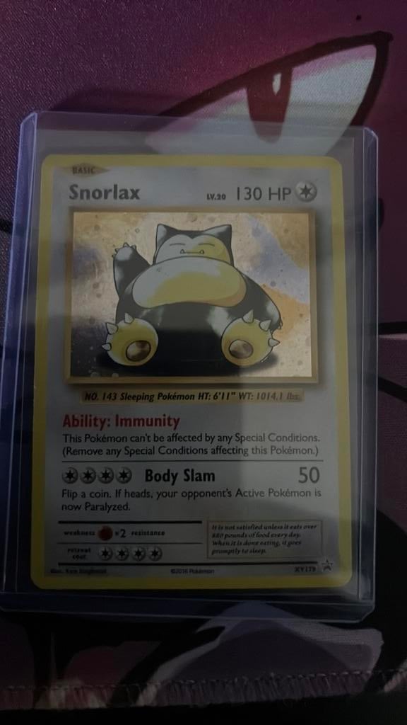 Snorlax xyp179, Ophalen of Verzenden, Zo goed als nieuw