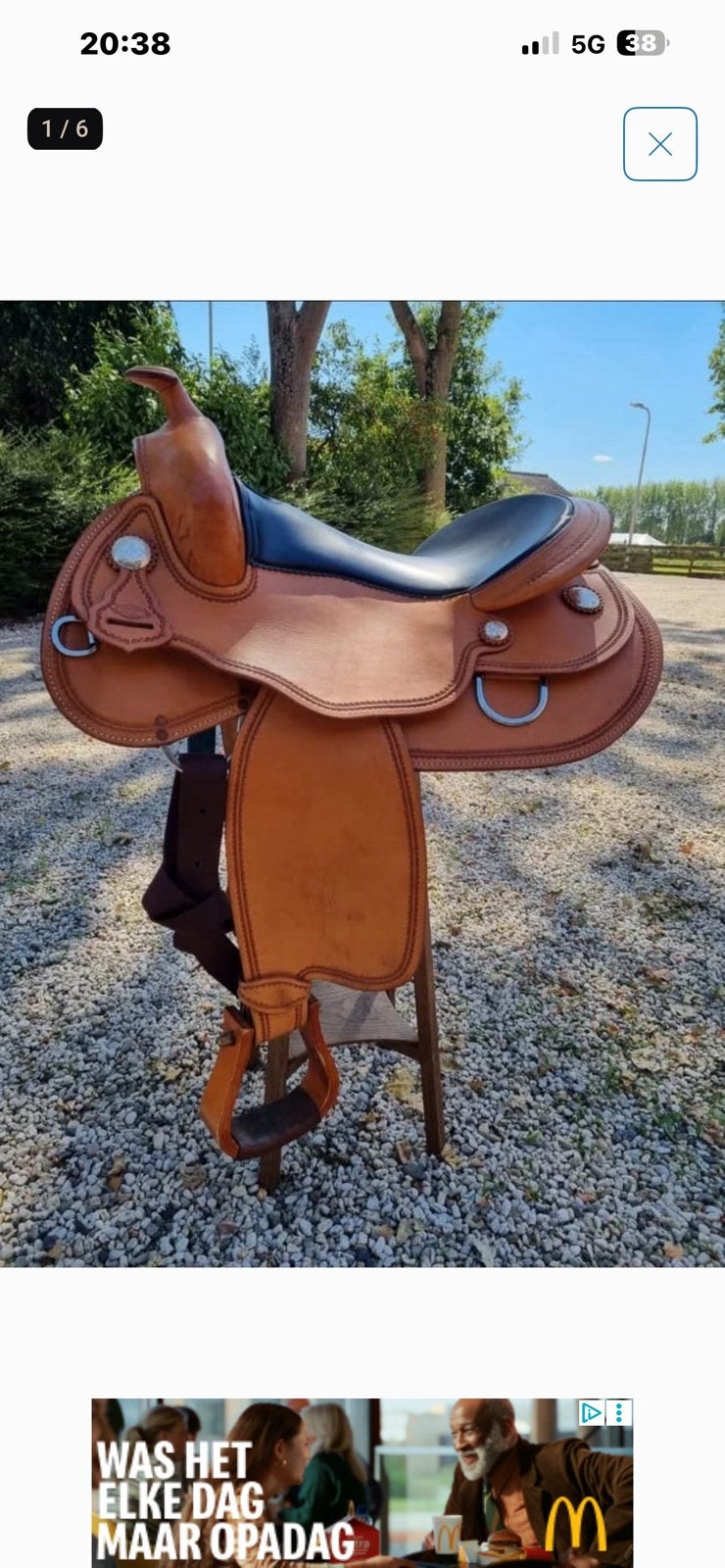 Alabama equi fit westernzadel, Dieren en Toebehoren, Ophalen, Zo goed als nieuw, Overige disciplines