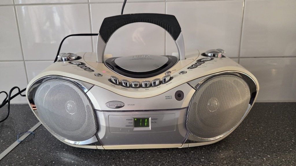 Goed werkende Goodmans GPS 160R stereo CD/Radio,Cassette, Audio, Tv en Foto, Ophalen of Verzenden, Enkel, Overige merken, Auto-reverse