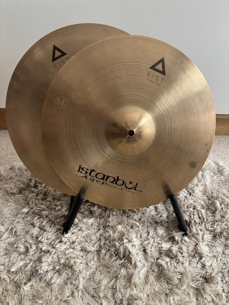Istanbul Agop Xist Brilliant Hi-Hats 15”., Ophalen of Verzenden, Gebruikt, Overige soorten
