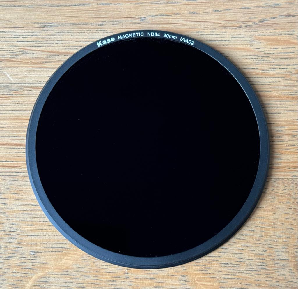 Kase ND64 (6 stops) 90mm magnetisch filter voor K9 houder, Audio, Tv en Foto, Fotografie | Filters, Overige merken, Overige typen