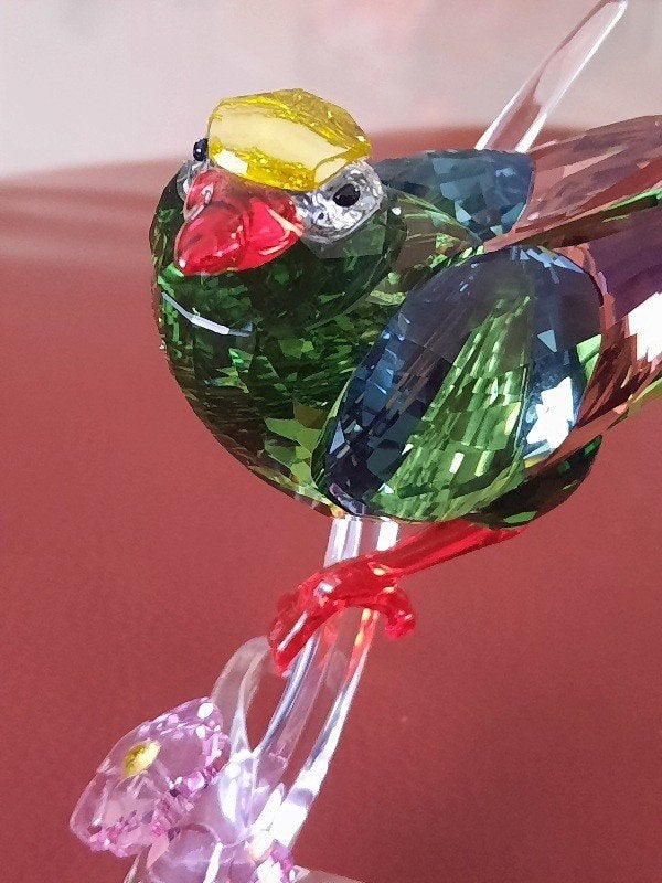 Swarovski groene kitta ekster zonder doos, Ophalen of Verzenden, Zo goed als nieuw, Figuurtje