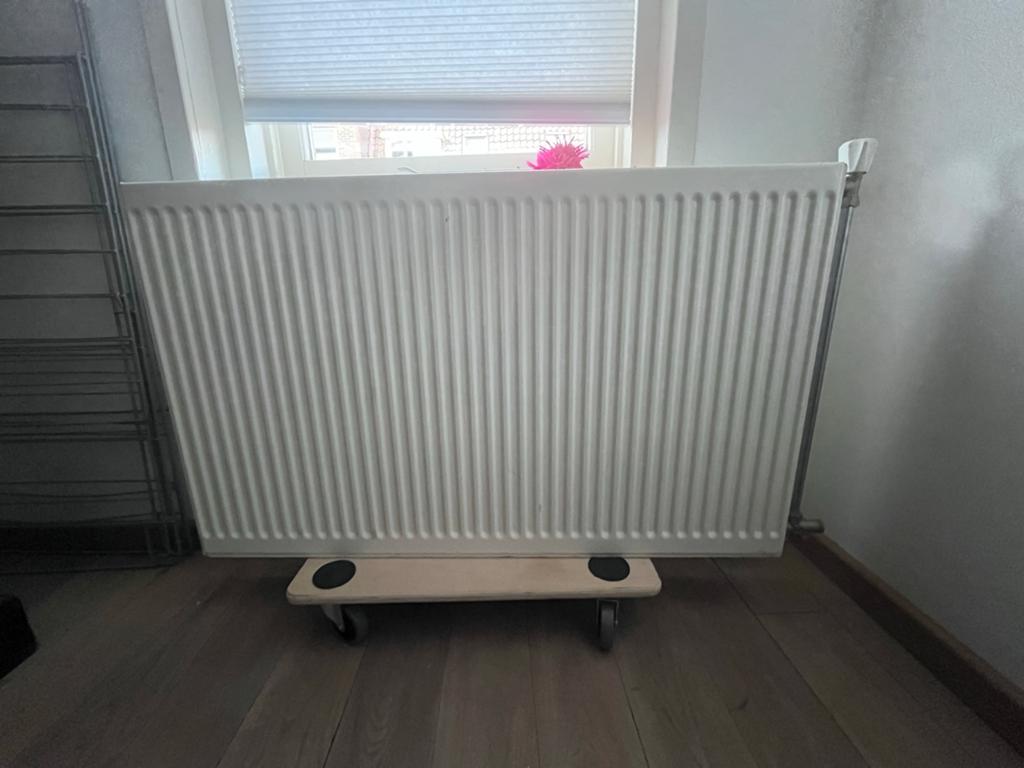 2x Witte Radiator - 100x60x12cm en 160x60x12cm, Doe-het-zelf en Verbouw, Verwarming en Radiatoren, Ophalen, 30 tot 80 cm, Gebruikt