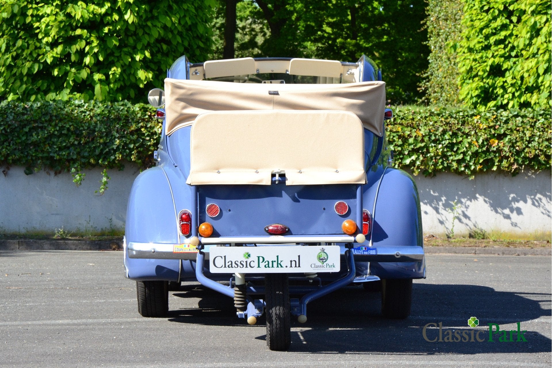 Renault 4CV Découvrable & remorque monoroue Erde (bj 1954), foto 4