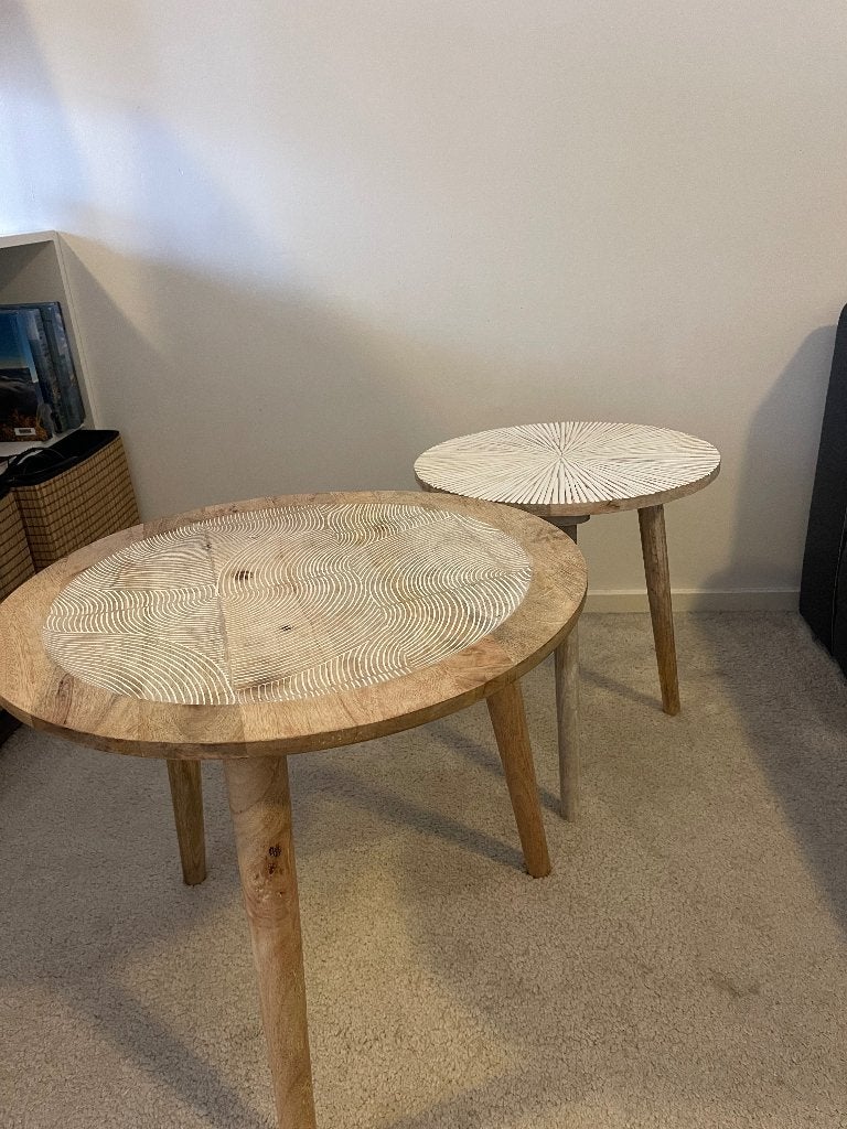Bijzettafeltjes SKLUM, Minder dan 55 cm, Gebruikt, Hout, Ophalen