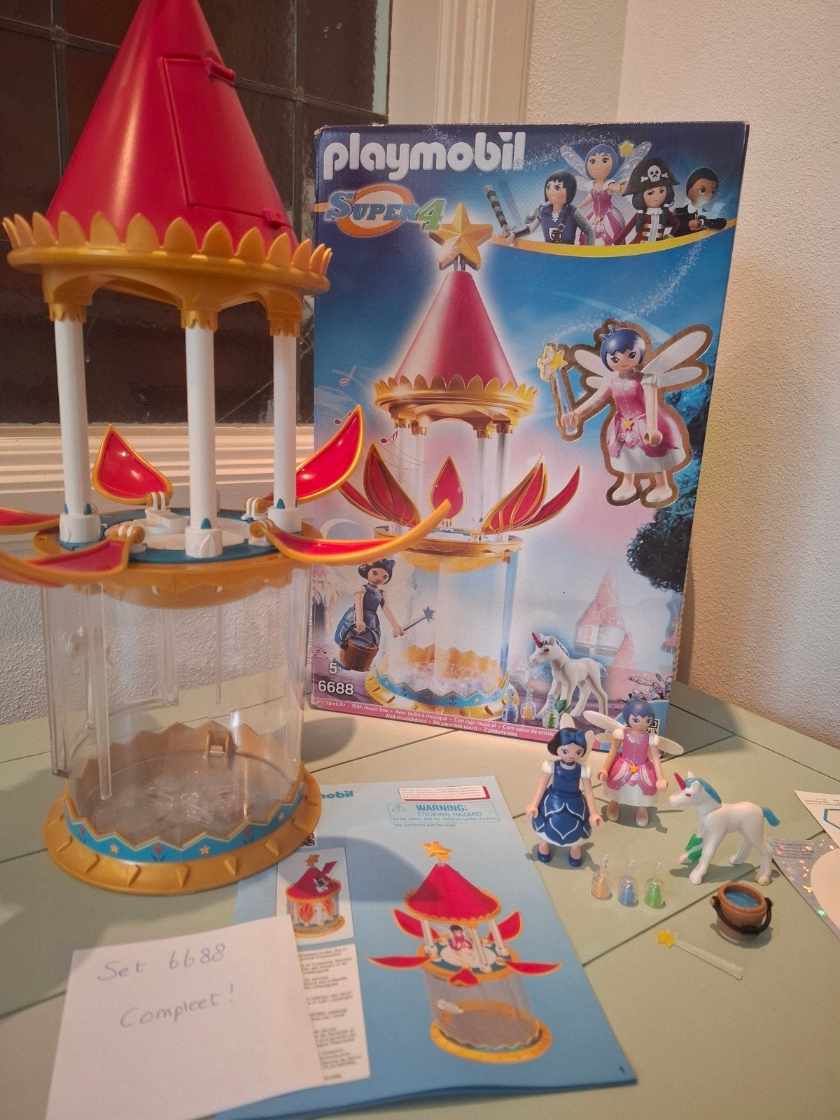 Playmobil Super 4 Feeëntoren 6688 - Compleet!, Ophalen of Verzenden, Zo goed als nieuw, Jongen of Meisje