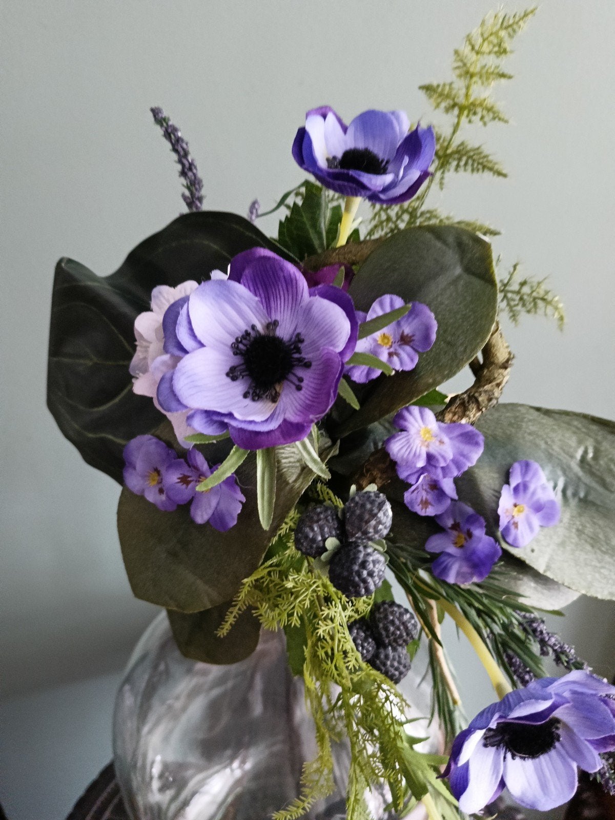 draadgebonden zijde boeket /bruids boeket lila paars nieuw, Ophalen of Verzenden, Nieuw