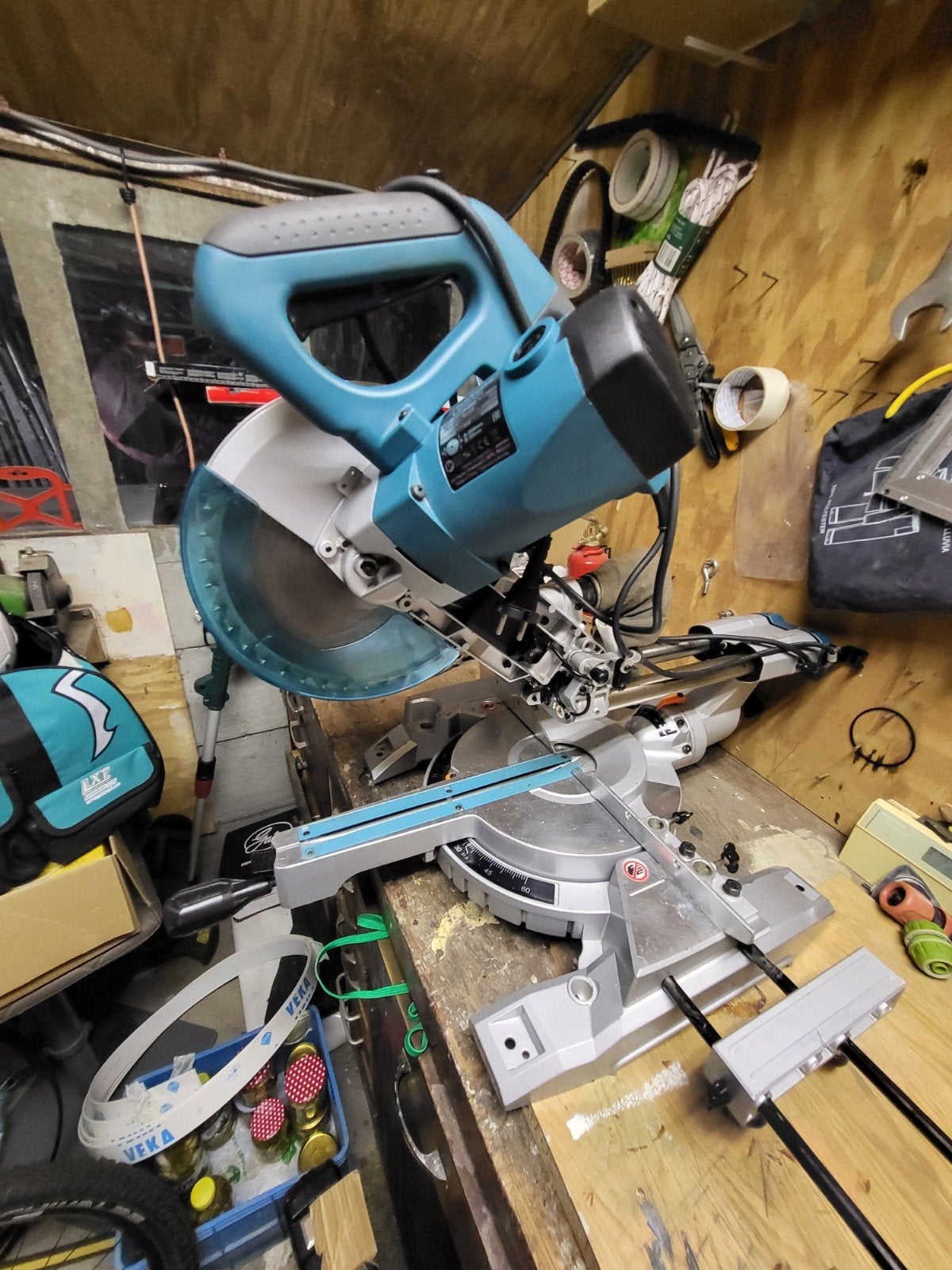Makita LS1018L Afkortzaag - Zo goed als nieuw, 70 mm of meer, Ophalen of Verzenden, Zo goed als nieuw, Makita