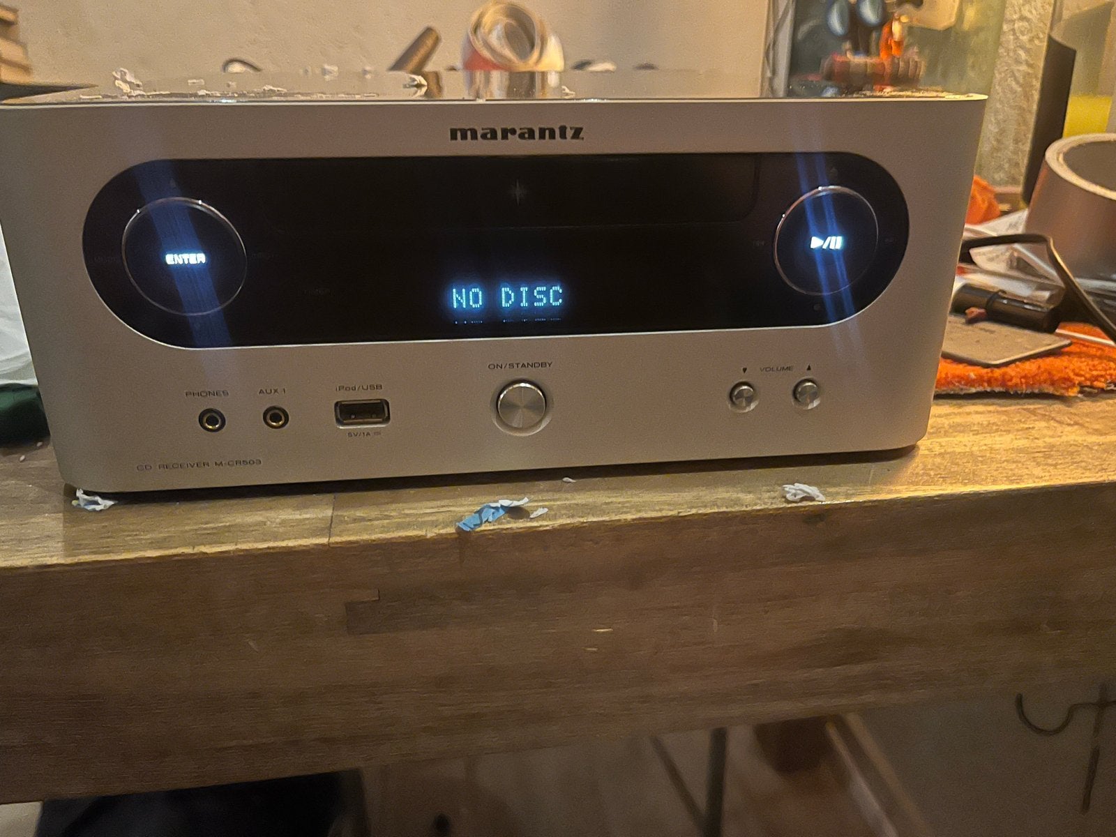 Marantz M-CR503, Ophalen of Verzenden, Gebruikt, Marantz, Met radio