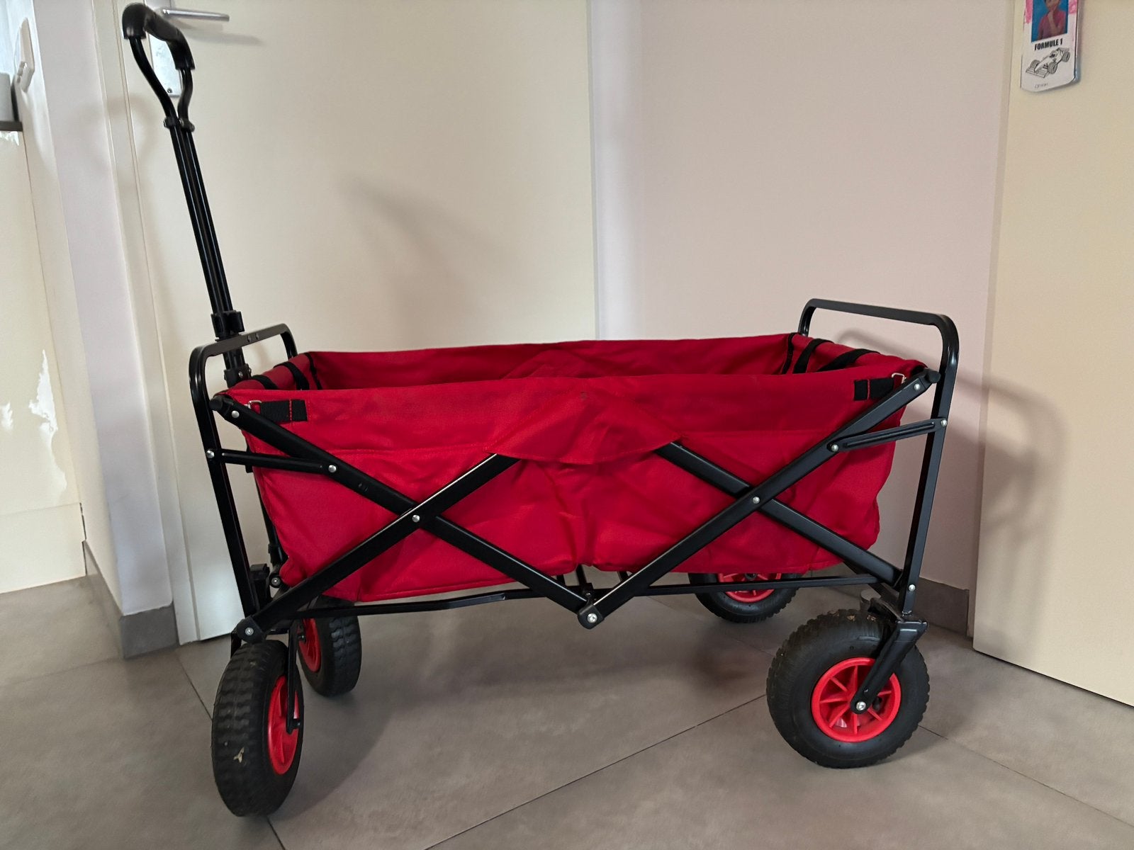 MacWagon rood - bolderkar, Ophalen, Opvouwbaar, Gebruikt