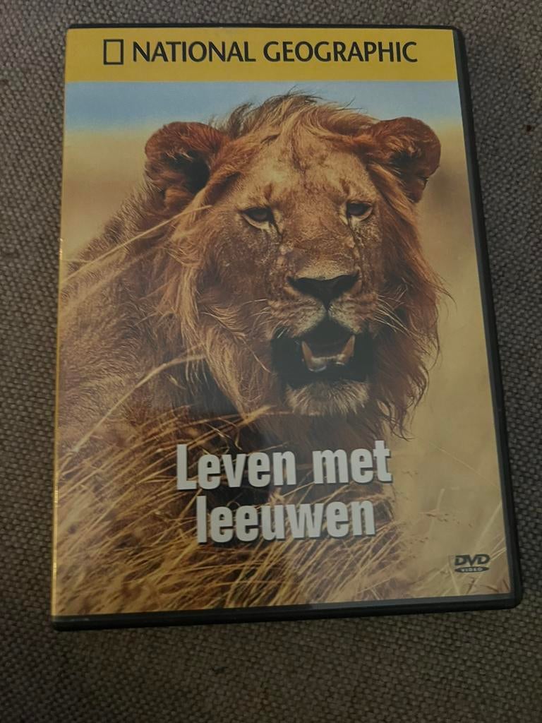 dvd van National Geographic, Leven met Leeuwen, Alle leeftijden, Ophalen of Verzenden, Zo goed als nieuw, Natuur