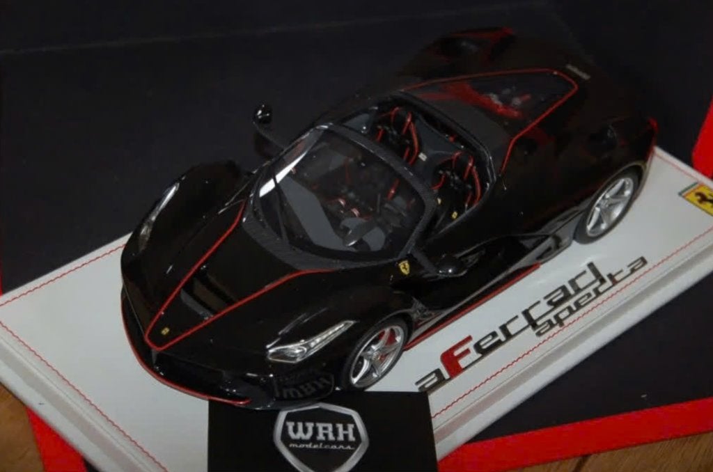 1:18 FERRARI LA FERRARI APERTA nero BBR ltd 99 pcs WRH, Verzenden, Zo goed als nieuw, Auto, Overige merken