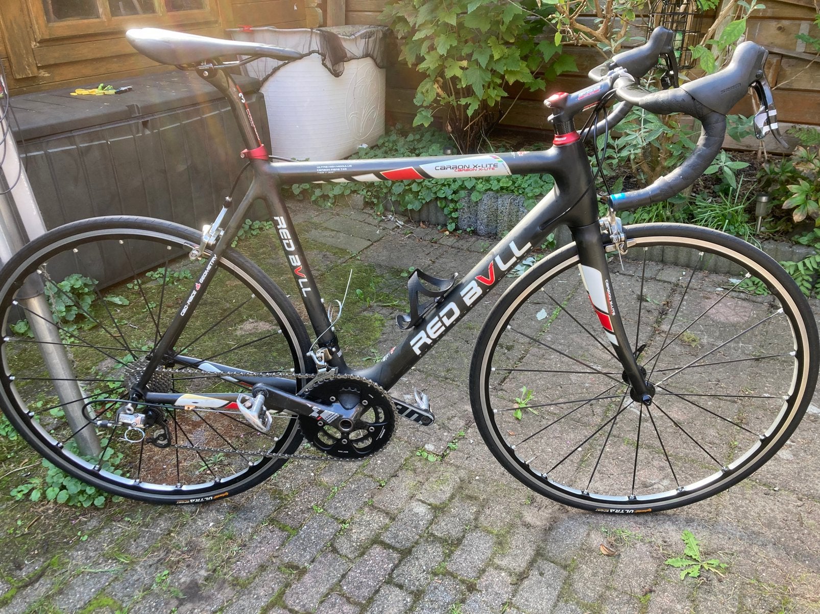 Red Bull carbon racefiets, Fietsen en Brommers, 28 inch, Gebruikt, Carbon, Velgrem