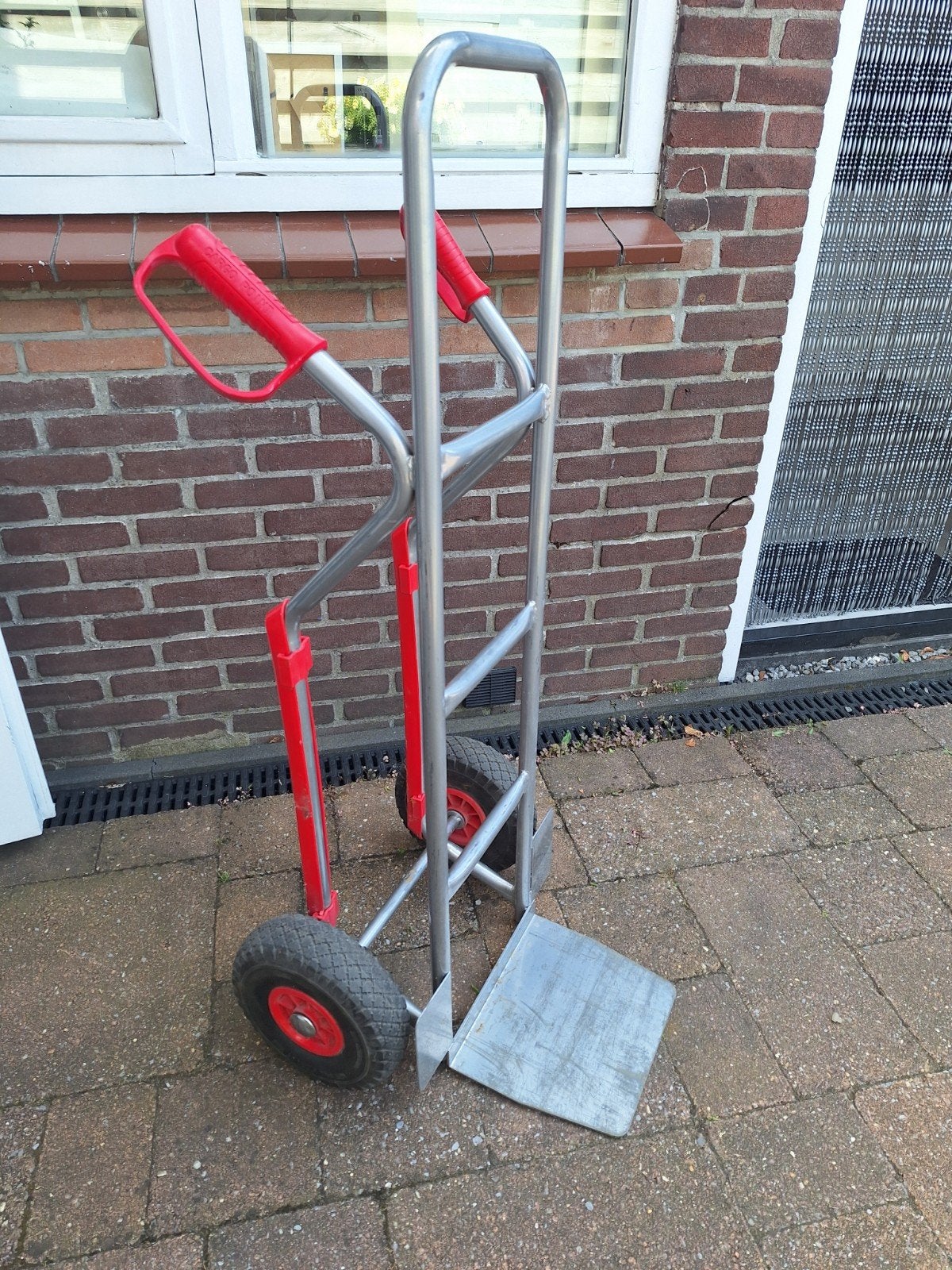 Stevige lichtgewicht verzinkt stalen steekwagen zgan, Ophalen of Verzenden