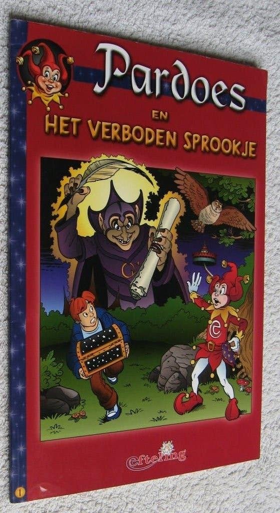 Efteling boek Pardoes en het verboden Sprookje, Verzamelen, Efteling, Ophalen of Verzenden, Gebruikt, Overige typen