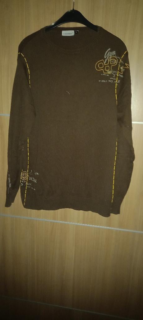 trui PULLOVER nette trui CLOCKHOUSE XL, Bruin, Maat 56/58 (XL), Gedragen, C&A