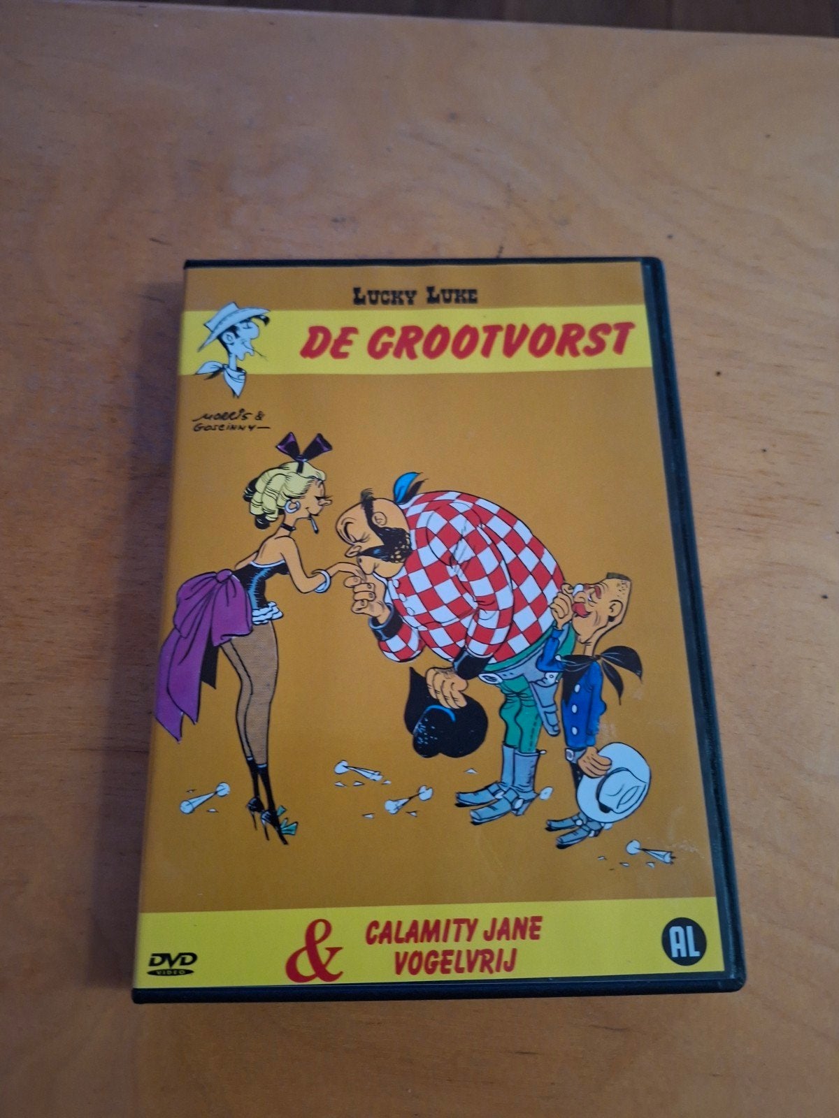 Lucky Luke DVD - De Grootvorst, Calamity Jane & Vogelvrij, Europees, Gebruikt, Tekenfilm, Alle leeftijden