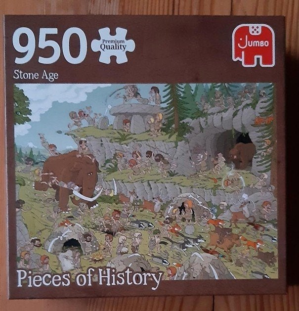 Pieces of History, De Steentijd, De Piraten, Ophalen of Verzenden, 500 t/m 1500 stukjes, Zo goed als nieuw, Legpuzzel