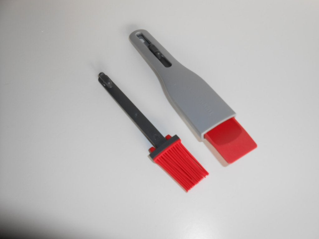 Tupperware in/uit- schuifbare siliconen borstel-kwast NIEUW, Ophalen of Verzenden, Nieuw, Rood, Overige typen