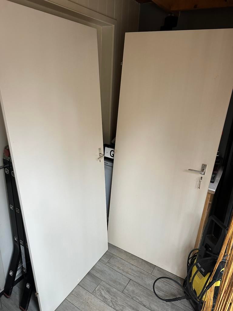 Opdek binnendeuren 83 x 201,5, Ophalen, Zo goed als nieuw, Binnendeur, 200 tot 215 cm