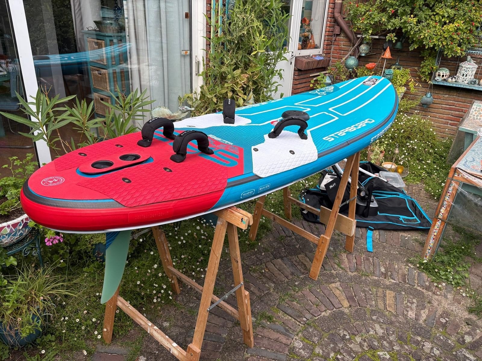 Starboard AirPlane 255 Windsurfboard - Opblaasbaar, Ophalen, Minder dan 250 cm, Zo goed als nieuw, Starboard