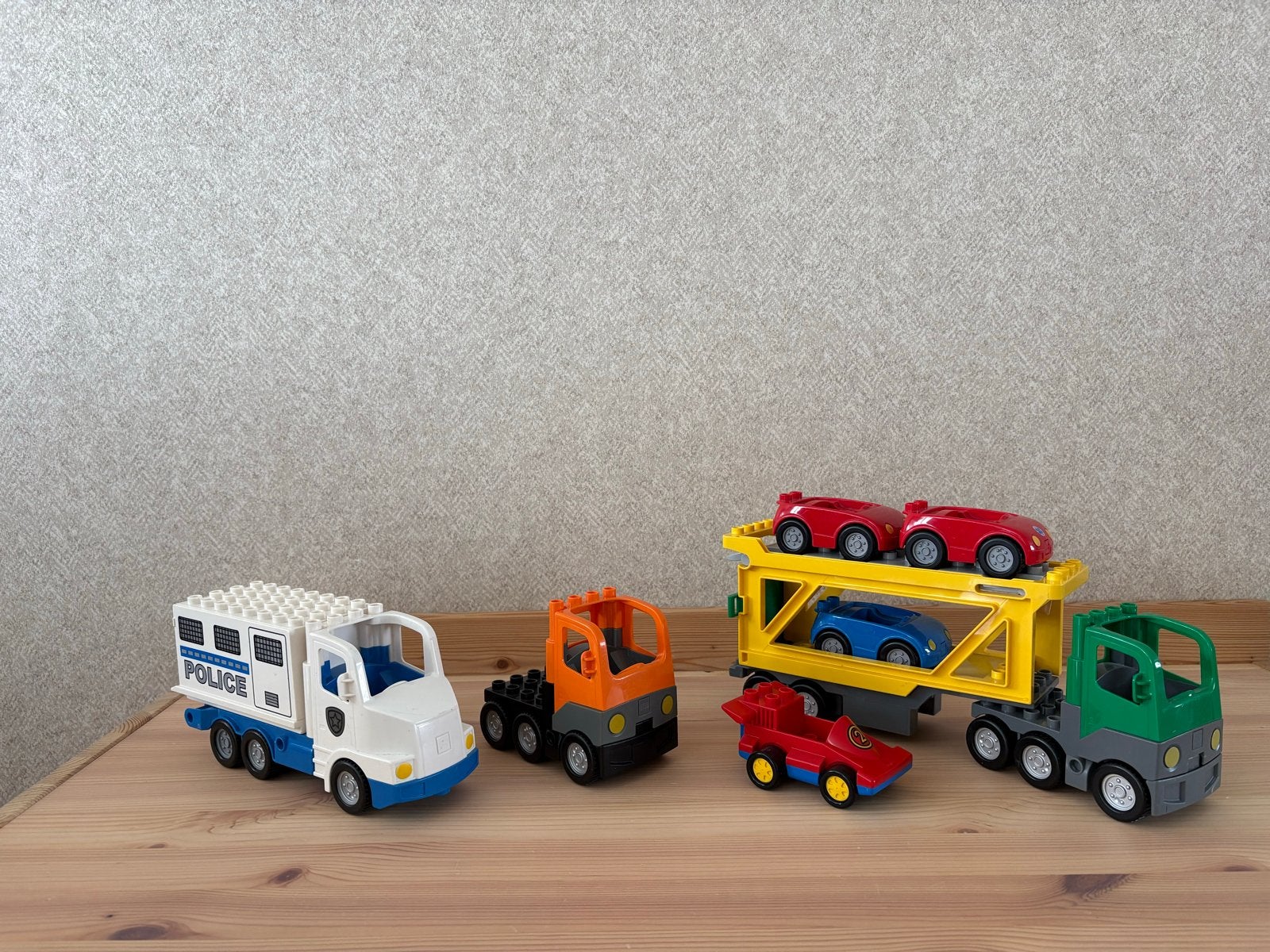 Duplo LEGO - diverse (vracht) auto’s, Ophalen of Verzenden, Gebruikt