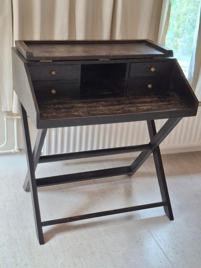 Old writing desk, Ophalen, 25 tot 50 cm, Rechthoekig, 100 tot 150 cm