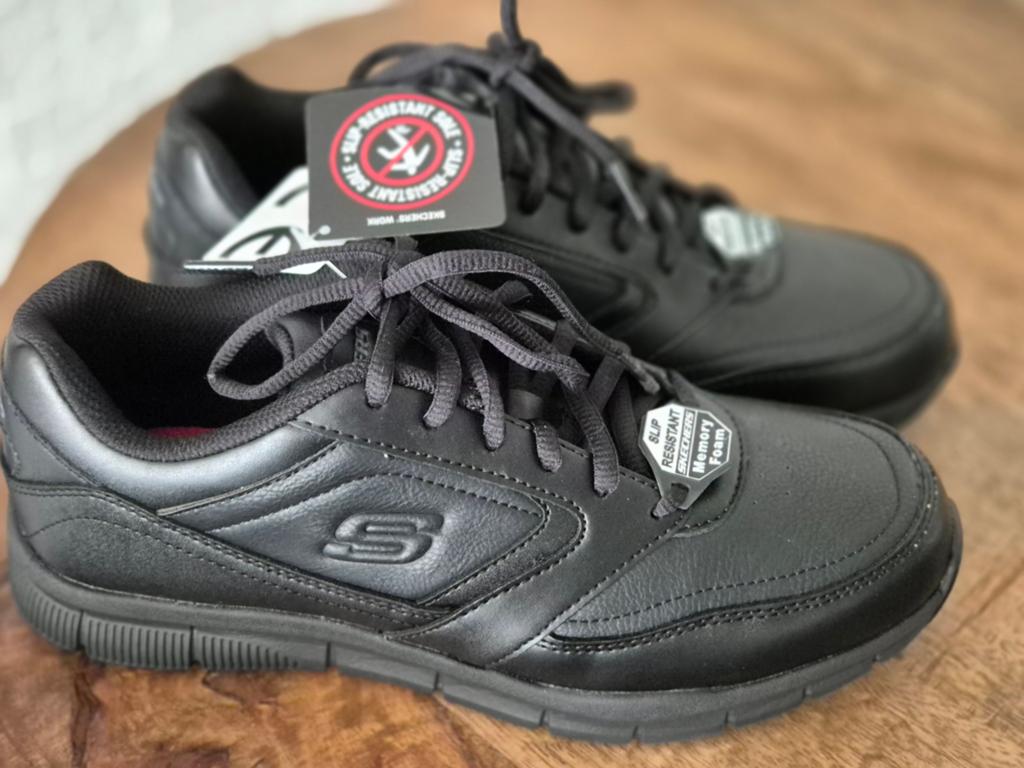 Skechers Work Slip Resistant Memory Foam - Nieuw, Ophalen of Verzenden, Nieuw, Zwart