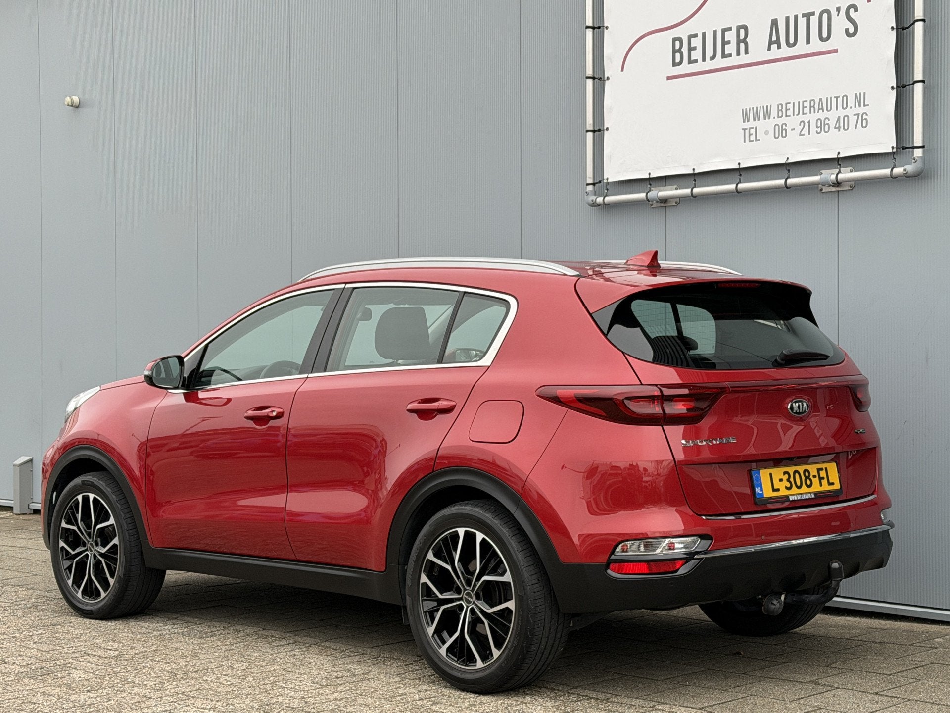 Kia Sportage 1.6 GDI DynamicLine Carplay/Trekhaak/19inch., Voorwielaandrijving, Stof, Gebruikt, 4 cilinders