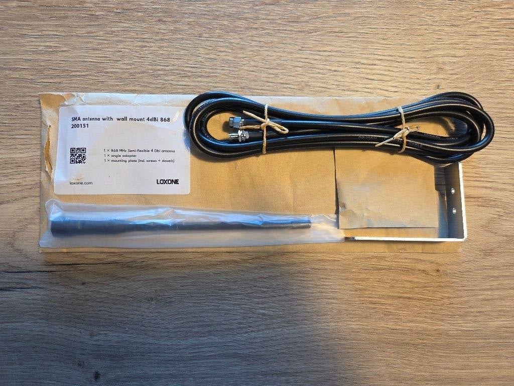 Loxone SMA antenne met muurbevestiging 4dBi 868, Ophalen of Verzenden, Nieuw, Overige merken, Overige typen